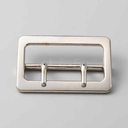 Rectangle Shape Alloy Buckle Clasps FIND-WH0126-136P-1