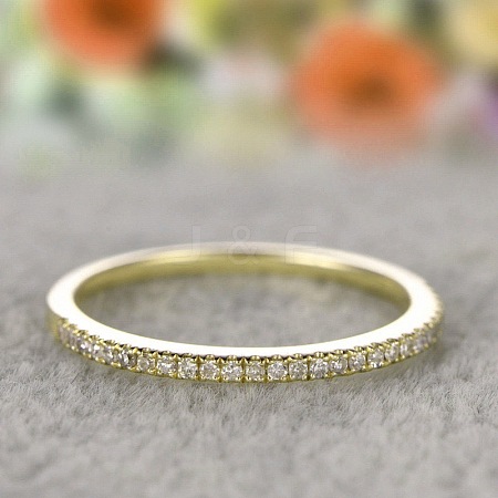 Alloy with Crystal Rhinestone Finger Rings FS-WG3B390-15-1