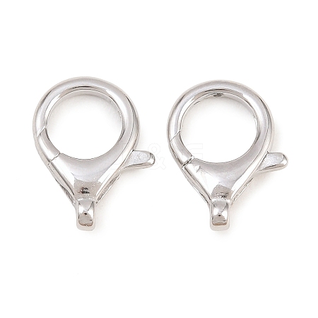 Brass Lobster Claw Clasps KK-H287-08F-P-1