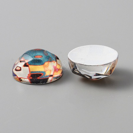 Translucent Resin Cabochons AJEW-TAC0003-07L-1