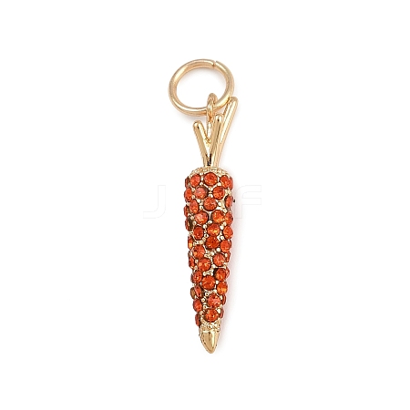 Brass Rhinestone Pendants LS-KK-B145-02G-04-1