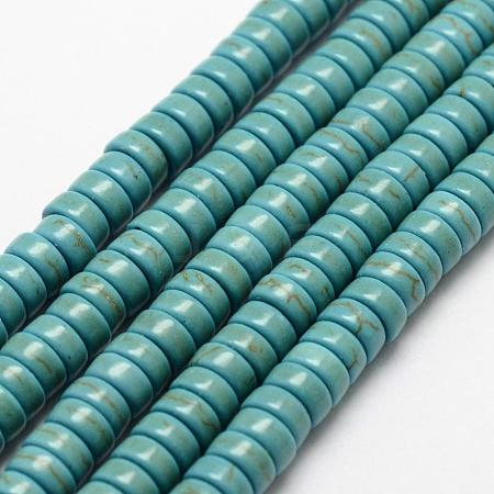 Synthetic Howlite Beads Strand G-P228-01-6mm-1