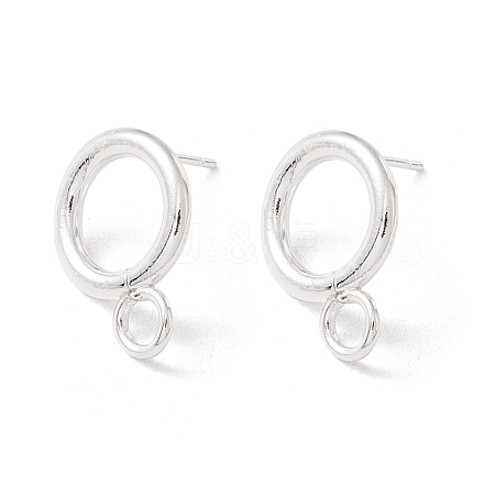 304 Stainless Steel Stud Earring Findings STAS-P308-02A-S-1