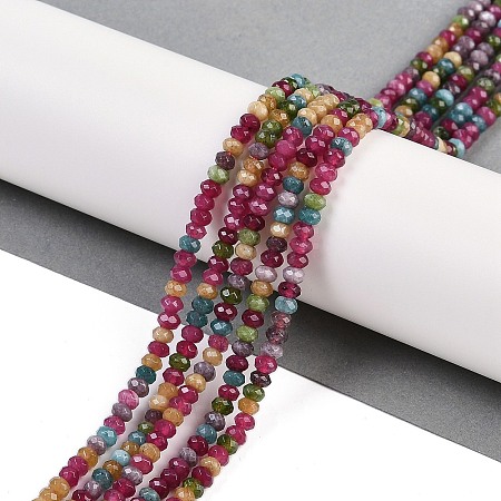 Natural White Jade Beads Strands X-G-Z069-01D-1