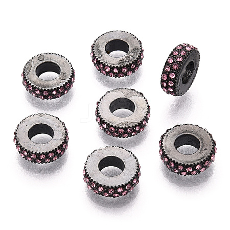 Alloy European Beads MPDL-S067-24EB-B-1