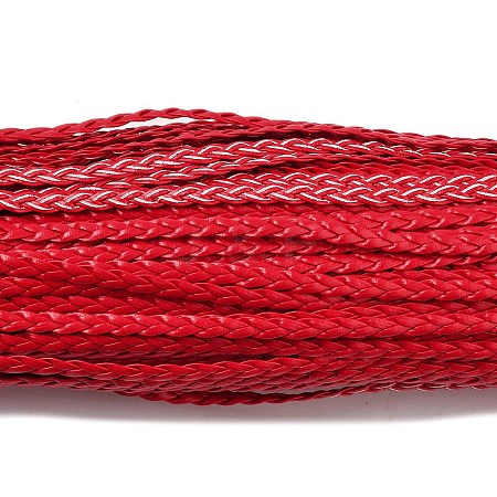 3-Ply PU Leather Braided Cord OCOR-Q059-01E-1