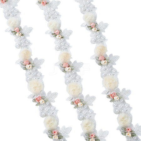 1 Yard Polyester Lace Trims SENE-CY0001-01-1