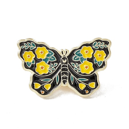 Butterfly Enamel Pin JEWB-E016-05G-03-1
