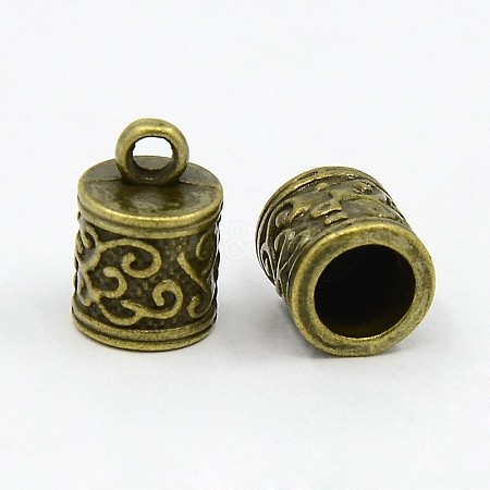 Tibetan Style Cord Ends TIBEP-LF10887YKG-AB-LF-1