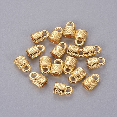 Tibetan Style Alloy Cord Ends X-K0PAR011-1