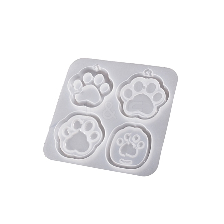 Paw Print Pendant Silicone Molds PW-WGE64CB-02-1