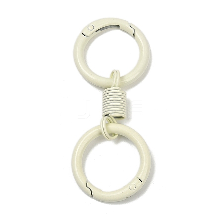 Alloy Spring Gate Clasps PALLOY-Q009-01B-1