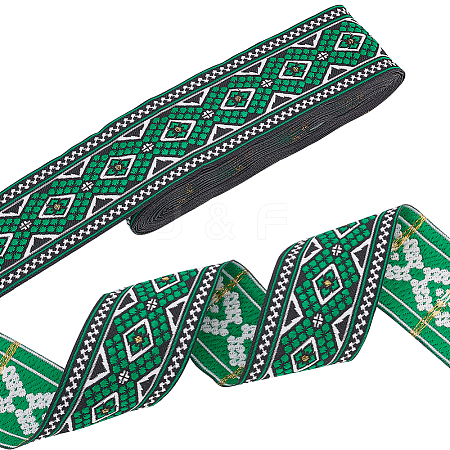 Ethnic Style Polyester Ribbon OCOR-WH0046-21A-1