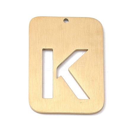 Ion Plating(IP) 304 Stainless Steel Pendants STAS-K216-49K-G-1