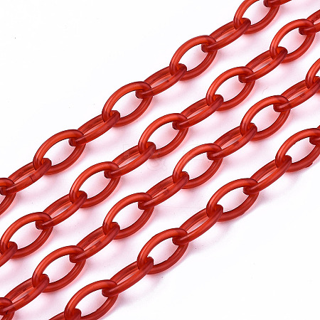 Handmade Transparent ABS Plastic Cable Chains LS-X-KY-S166-001D-1
