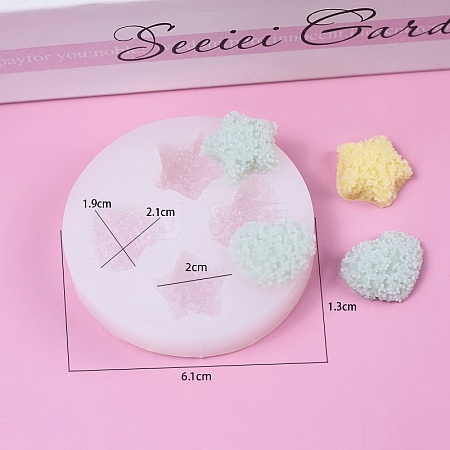 Biscuits DIY Food Grade Silicone Fondant Molds PW-WG11085-14-1