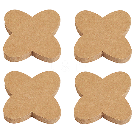 Cross Kraft Paper Chocolate Spacer AJEW-CN0004-83C-1