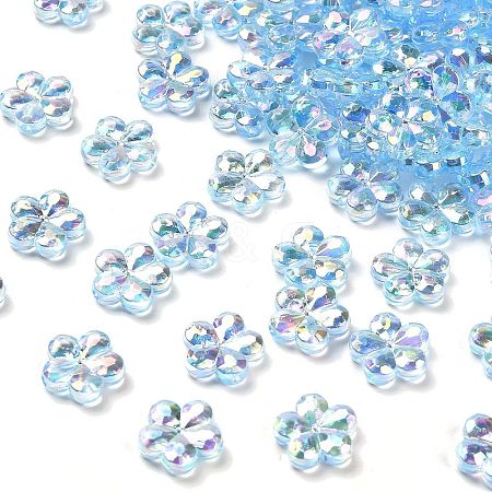 Transaparent Acrylic Beads PACR-H004-01K-1