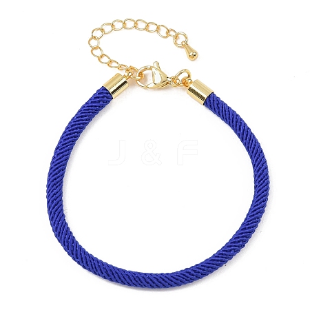 4.5MM Round Nylon Milan Cord Bracelet Making BJEW-I245-01G-40-1