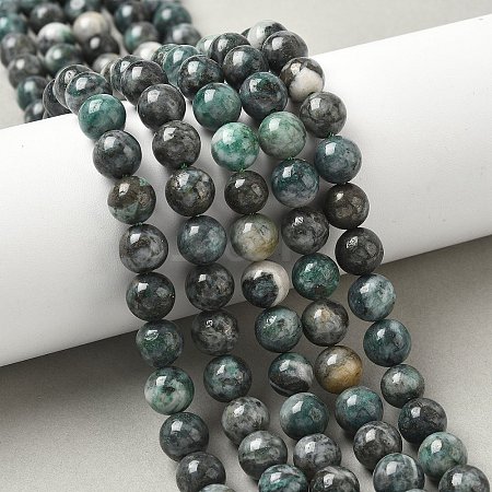 Natural Dioptase Beads Strands X-G-D302-02-8mm-1