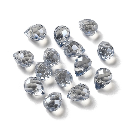 Electroplated Glass Beads GLAA-K062-01A-FR07-1