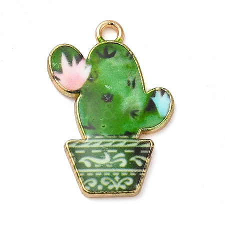 Alloy Enamel Pendants ENAM-Q507-09F-1