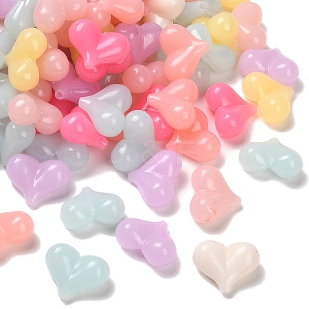 Acrylic Imitation Jelly Beads OACR-P032-07M-1