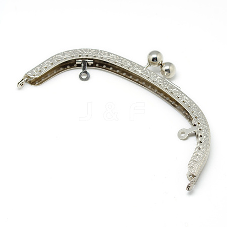 Iron Purse Frame Handle for Bag Sewing Craft Tailor Sewer FIND-T008-096P-1
