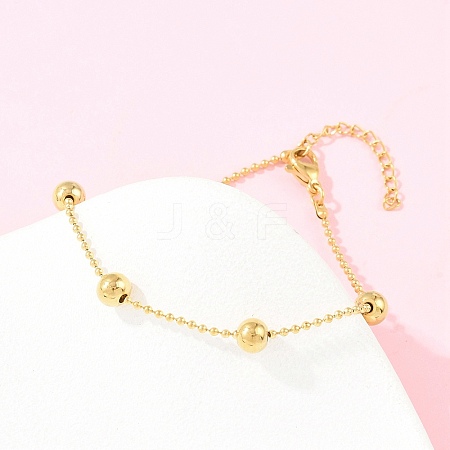 304 Stainless Steel Satellite Chain Bracelets BJEW-D458-01G-1