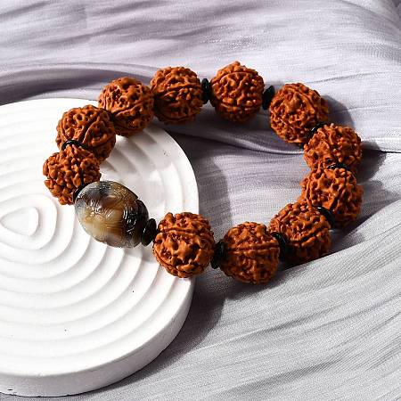 Bodhi King Kong Beaded Stretch Bracelets BJEW-M110-04A-1