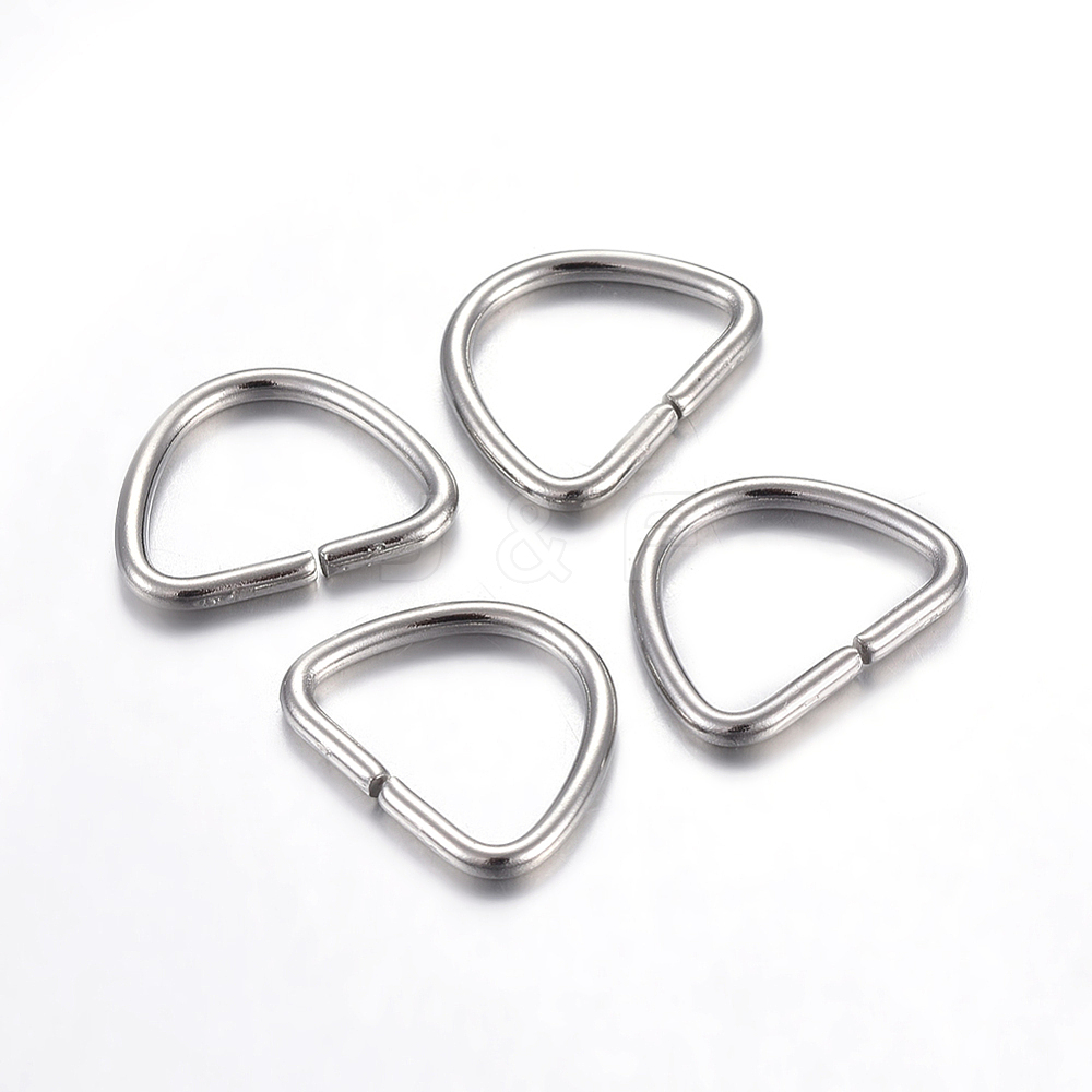 Wholesale 304 Stainless Steel D Rings - Jewelryandfindings.com