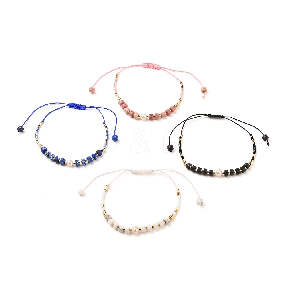 Wholesale Adjustable Nylon Thread Braided Bead Bracelets ...