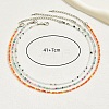 3Pcs Bohemian Round Rainbow Glass Seed Beaded 3 Layer Necklaces for Women DY1745-5