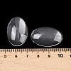 Transparent Oval Glass Cabochons GGLA-R022-30x20-3