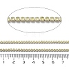 Iron Rhinestone Glass Cup Chain CH-U001-01R-3