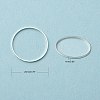 Brass Linking Rings LS-EC18720MM-S-2