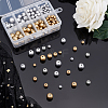 Matte Style Spray Painted Acrylic Beads ACRP-AR0001-04-4