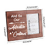 MDF Wood Photo Frames DIY-WH0231-072-2