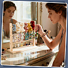 3-Tier Detachable Wooden Bracelet Organizer Display Tower Stands ODIS-WH0043-262B-5