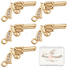 Brass Micro Pave Cubic Zirconia Pendants FIND-BBC0001-35-1