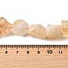 Heated Natural Citrine Beads Strands G-S386-C19-5