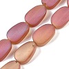 Electroplate Glass Beads Strands EGLA-C009-01B-FR06-1