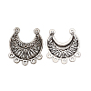 Tibetan Style Alloy Chandelier Components Links PALLOY-TA0001-21AS-3