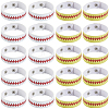 20Pcs 2 Styles Leather Wide Cord Bracelet with Snap Button for Men Women GUQI-CL0001-02B-1