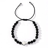 Glass Beads Braided Bead Braxcelets for Men CS5679-4