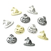 30Pcs 6 Styles Halloween Themes Alloy Pendants FIND-CJ0005-47-8