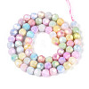 Anti-Tarnish Electroplate Glass Beads Strands X-EGLA-T021-6mm-15-12-3