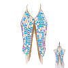 1Pc Flat Round Acrylic Sequin Body Chains AJEW-GA0010-40-1