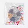1 Box 6 Color Iron Jump Rings IFIN-JP0012-8mm-4