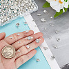 DIY Flat Round Brass Rhinestone Connector Charms & Pendant Jewelry Making Findings Kits DIY-GA0001-69P-3